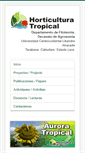 Mobile Screenshot of horticulturatropical.org